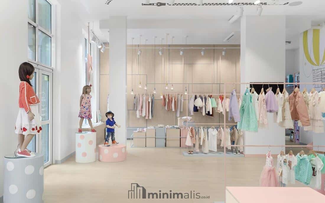 desain interior toko perlengkapan bayi