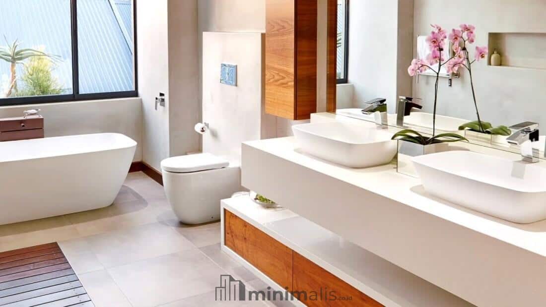 interior kamar mandi minimalis sederhana