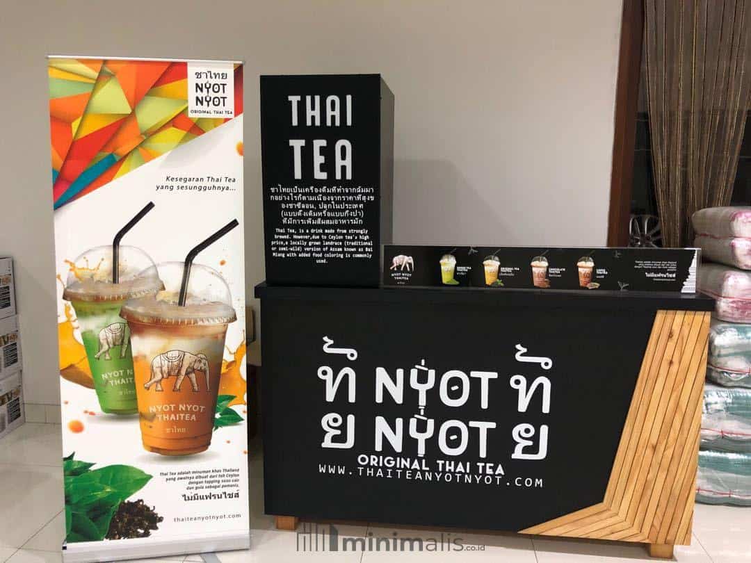 Gerobak Thai Tea Minimalis