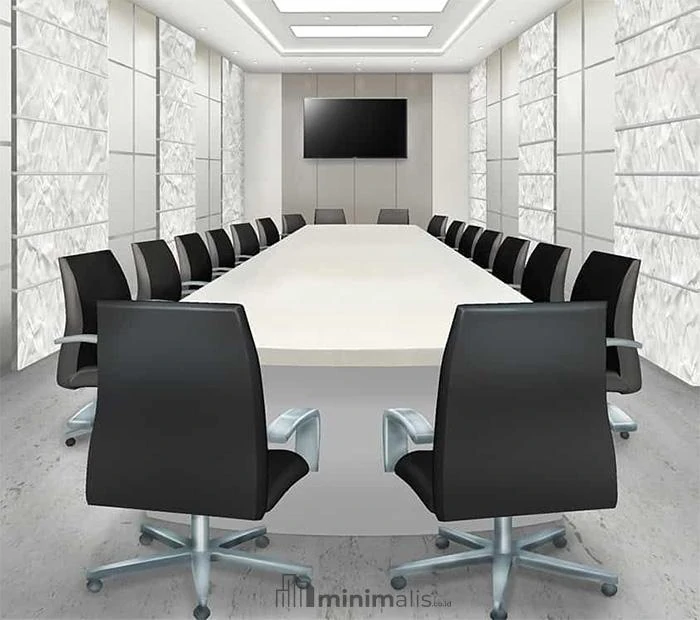 desain backdrop ruang rapat