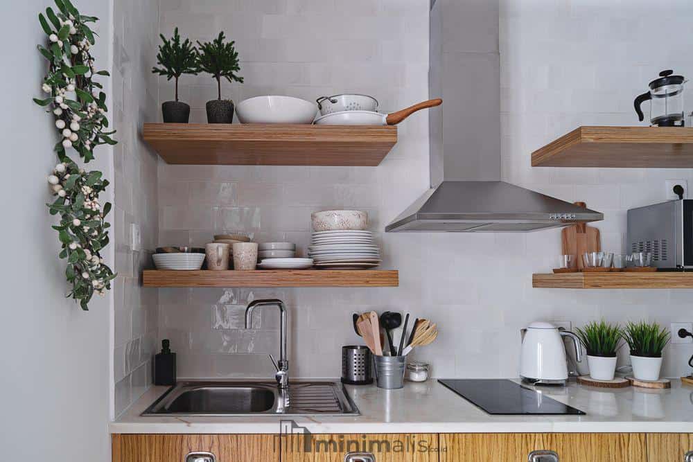 desain dapur sempit sederhana minimalis