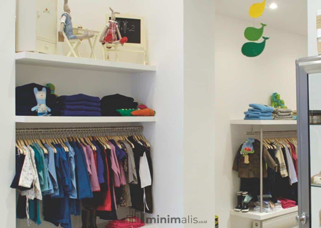 desain toko baju anak minimalis