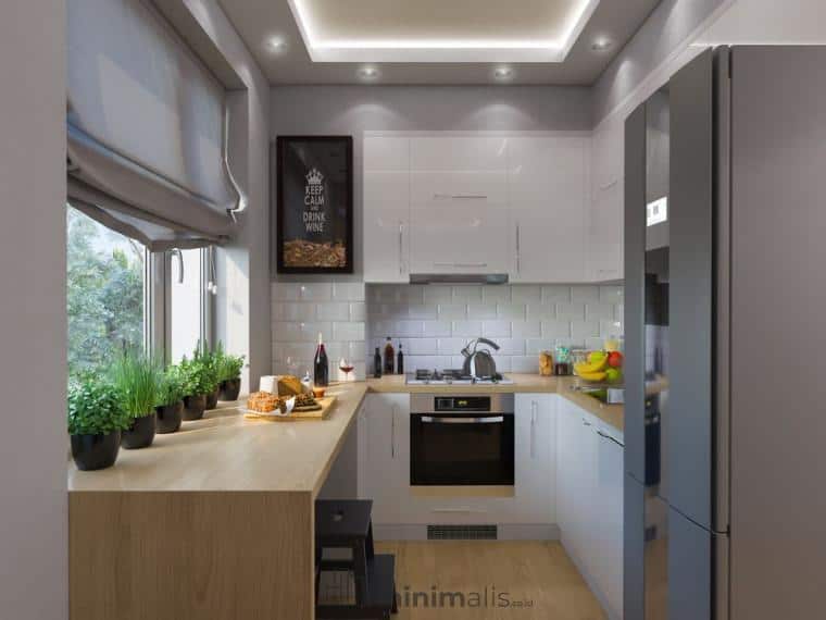 gambar dapur sempit minimalis