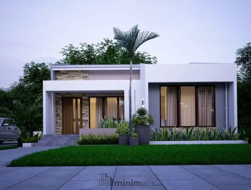 model rumah minimalis terbaru tampak depan