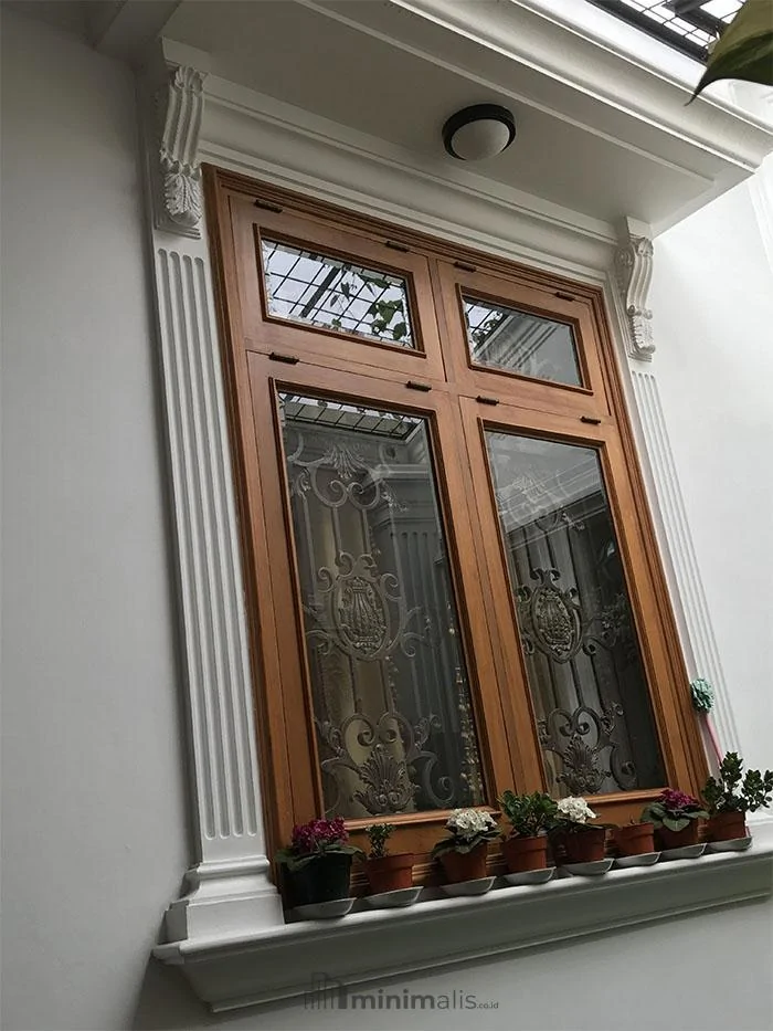 relief jendela rumah minimalis