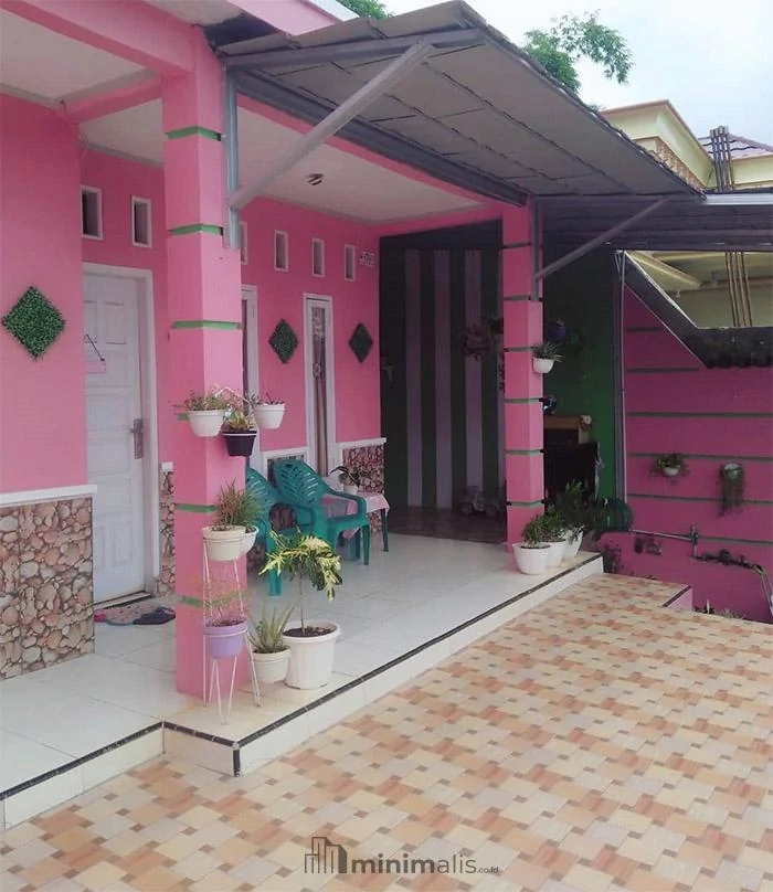 Inspirasi Desain Rumah Impian Minimalis Tema Pink