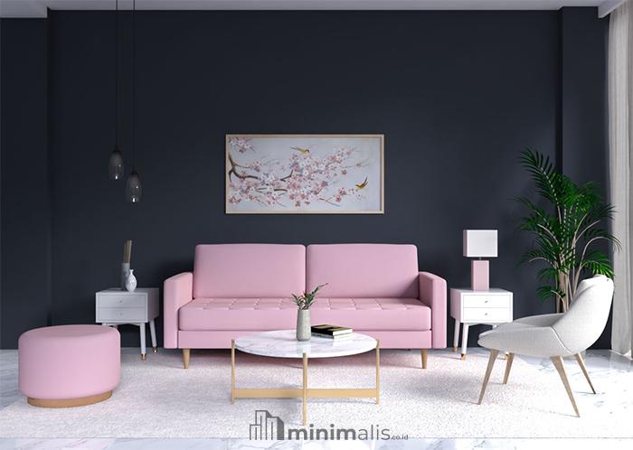 Sofa Biasa Warna Pink