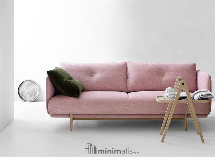 Sofa Warna Pink Minimalis