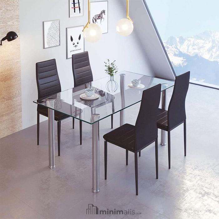 desain ruang makan terbuka minimalis