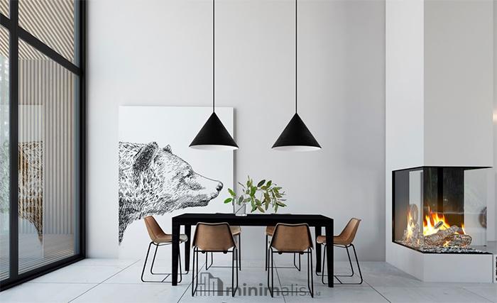 gambar desain ruang makan minimalis