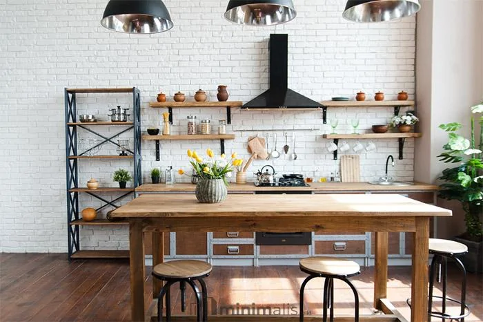 inspirasi desain dapur minimalis tanpa kitchen set