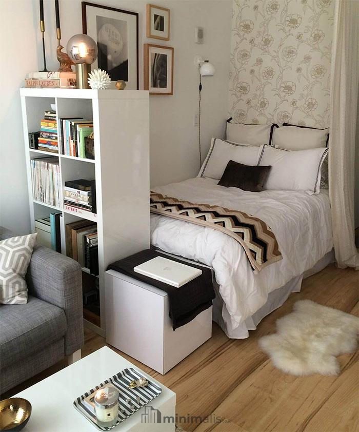 inspirasi kamar tidur kecil minimalis