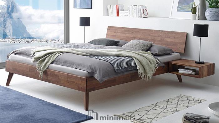 tempat tidur minimalis kayu
