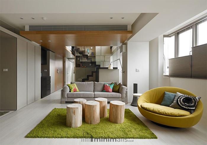 desain interior rumah minimalis tanpa sekat