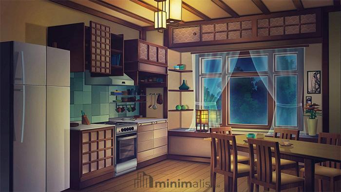 gambar dapur animasi