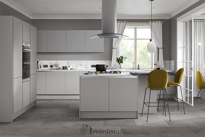 gambar kitchen set minimalis mewah