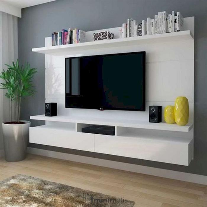 model lemari tv minimalis terbaru 2021