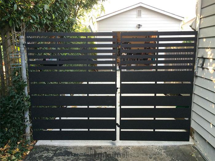 model pintu pagar besi terbaru