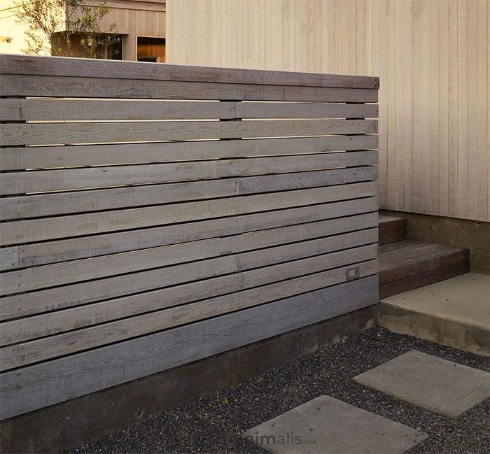 pagar kayu minimalis terbaru 2013