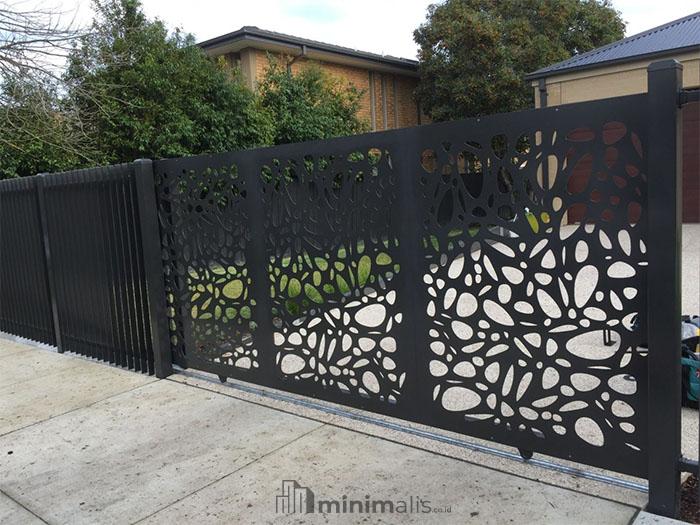 pintu pagar teralis minimalis