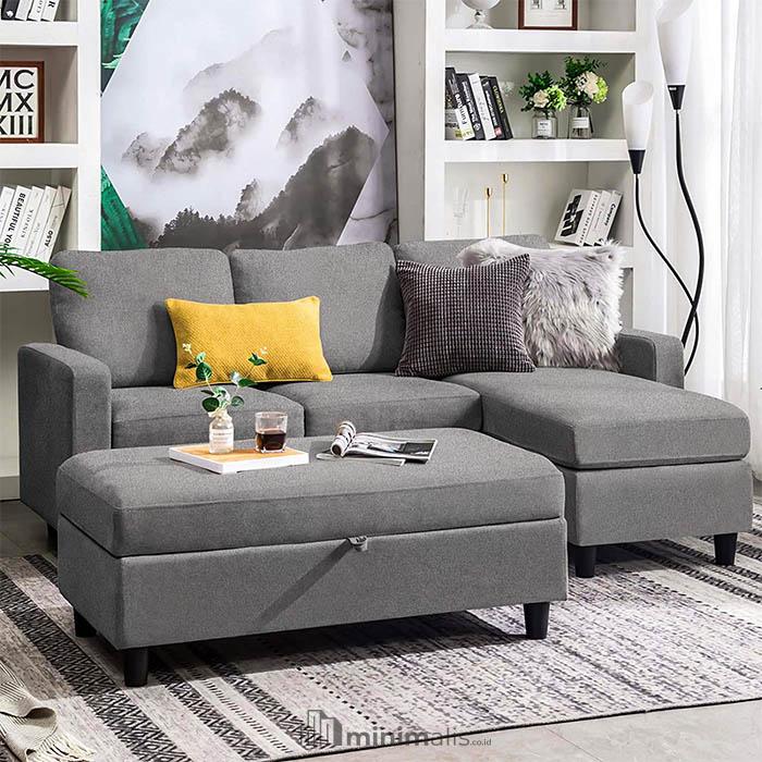 sofa sudut kecil minimalis