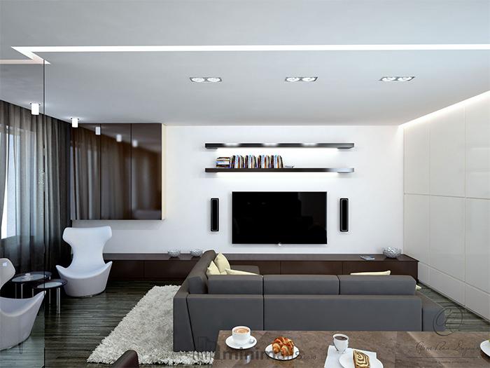 contoh plafon ruang tamu minimalis