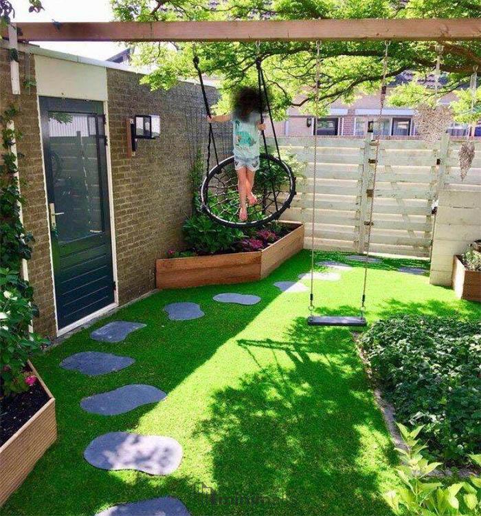 desain taman kecil menata taman depan rumah sederhana