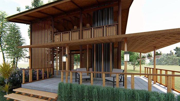 inspirasi rumah bambu