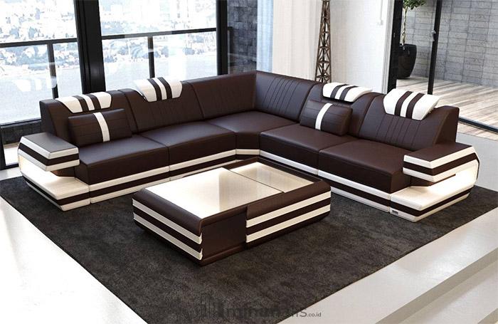 model sofa sudut