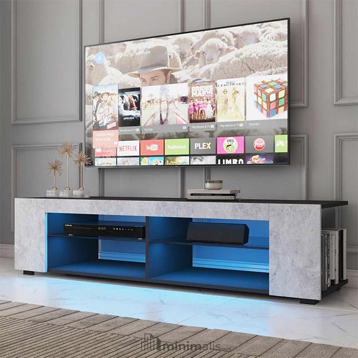 interior rak tv minimalis modern