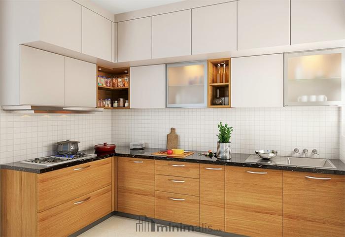model lemari dapur sederhana