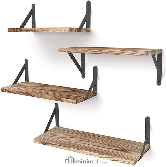 rak kayu minimalis serbaguna