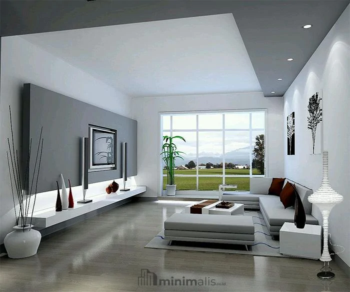 ruang tamu minimalis modern